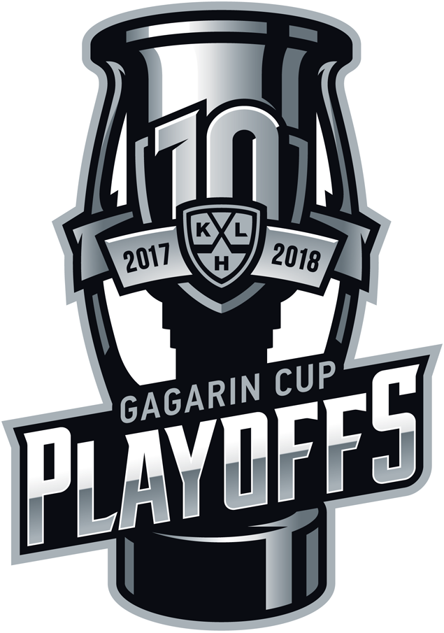 KHL Gagarin Cup Playoffs 2017 Alt. Language Logo iron on transfers for T-shirts